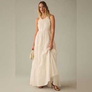 Forever That Girl Tiered Ruched Back Bow Dress Anthropologie